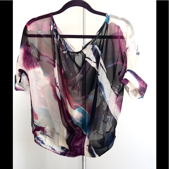 Brand New Lucy & Co sheer Top-Small - Picture 2 of 8